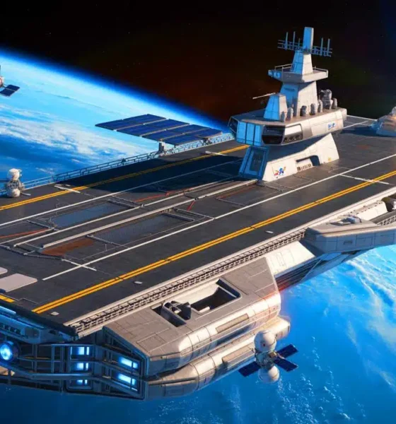 space force orbital warship carrier