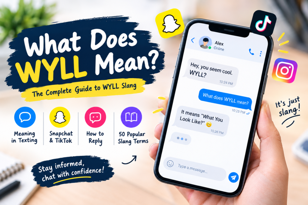 What does WYLL mean in texting and on Snapchat